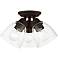 Montgomery 14 1/4" Wide Bronze 3-Light Ceiling Light