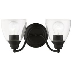 Montgomery 2 Light Black Vanity Sconce