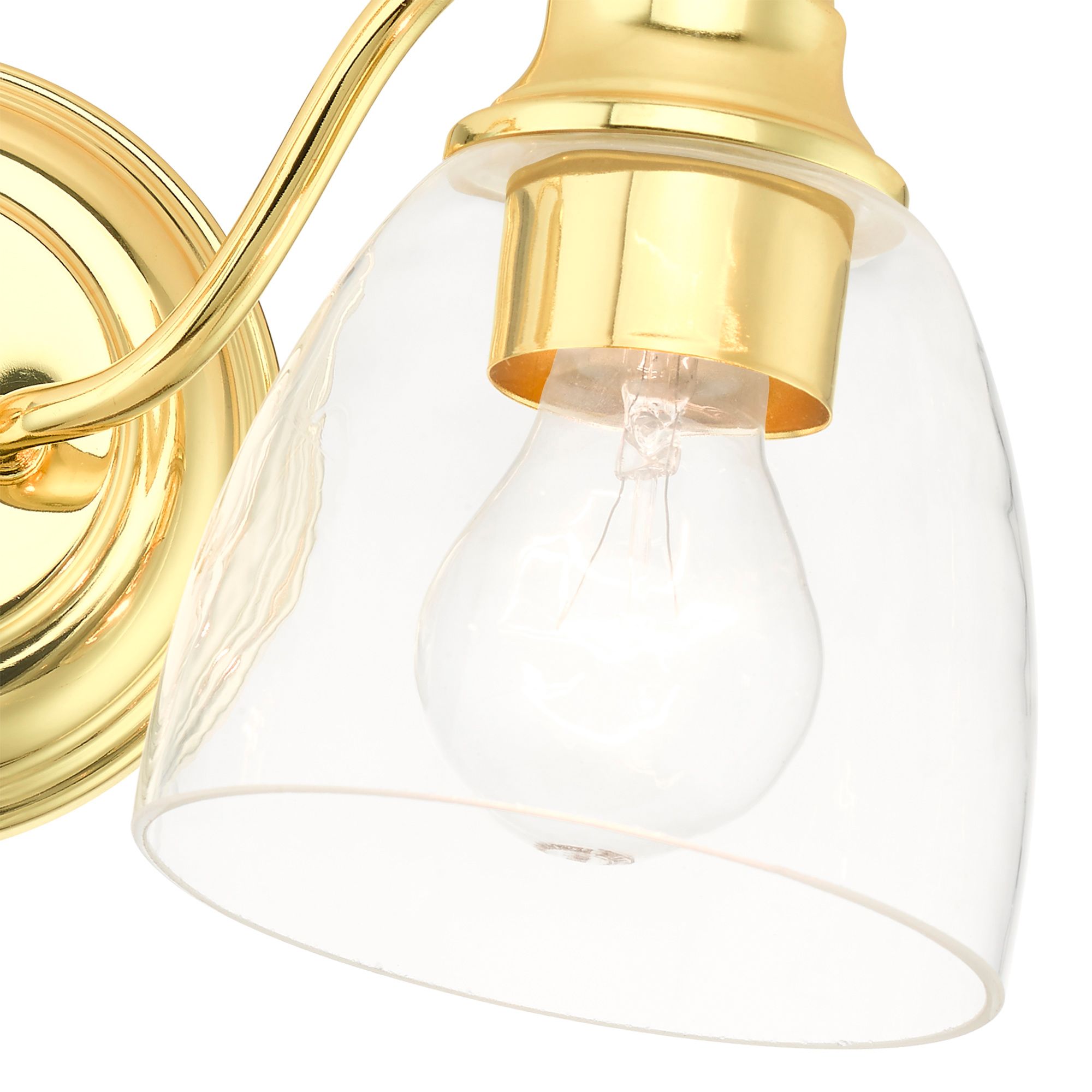 Montgomery 2 Light Polished Brass Vanity Sconce