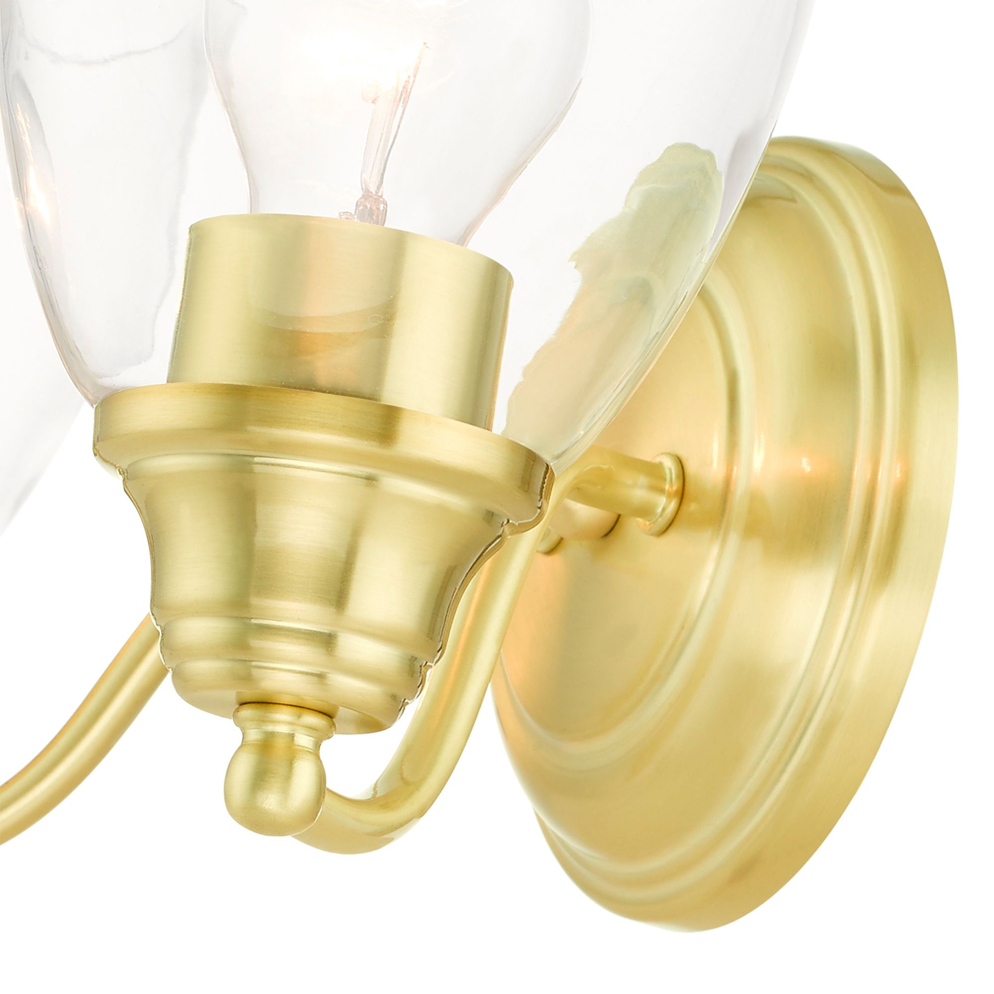 Montgomery 2 Light Satin Brass Vanity Sconce