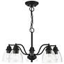 3_Montgomery 24" Wide Black 5-Light Chandelier