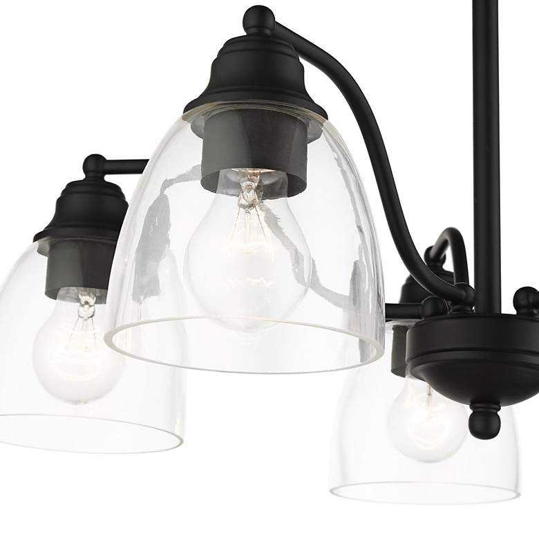 Image 4 Montgomery 24" Wide Black 5-Light Chandelier more views