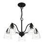 7_Montgomery 24" Wide Black 5-Light Chandelier more views