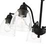 Montgomery 24" Wide Black 5-Light Chandelier in scene