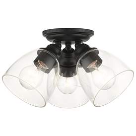 Image1 of Montgomery 3 Light Black Flush Mount