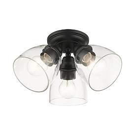 Image5 of Montgomery 3 Light Black Flush Mount more views