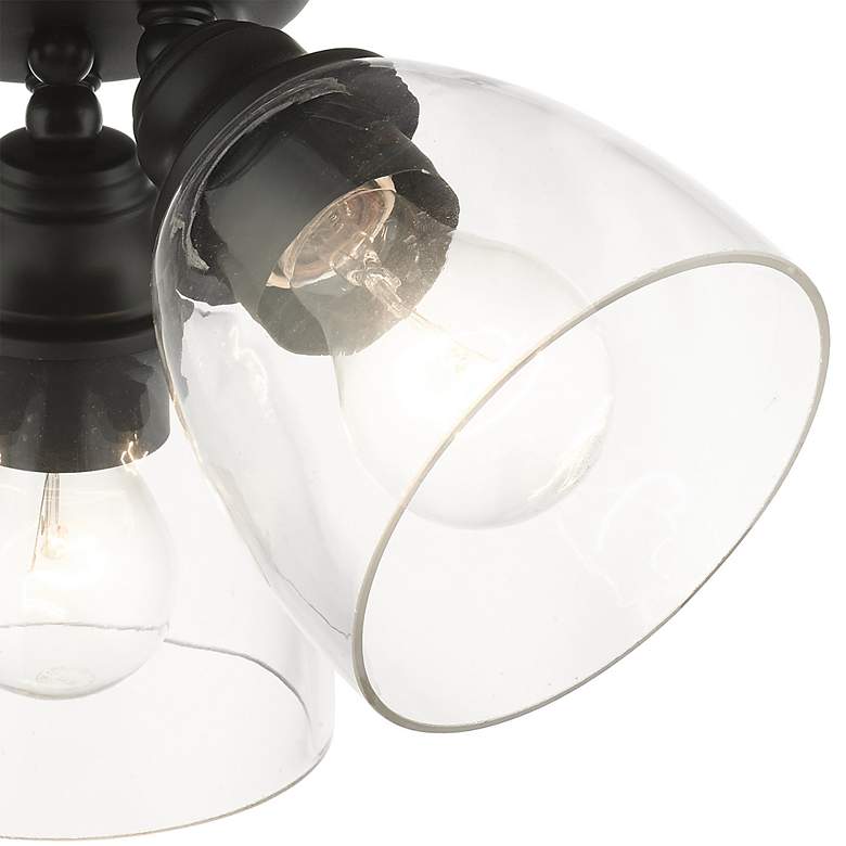 Image 6 Montgomery 3 Light Black Flush Mount more views