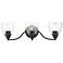 Montgomery 3 Light Black Vanity Sconce