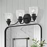 Thumbnail1 of Montgomery 3 Light Black Vanity Sconce
