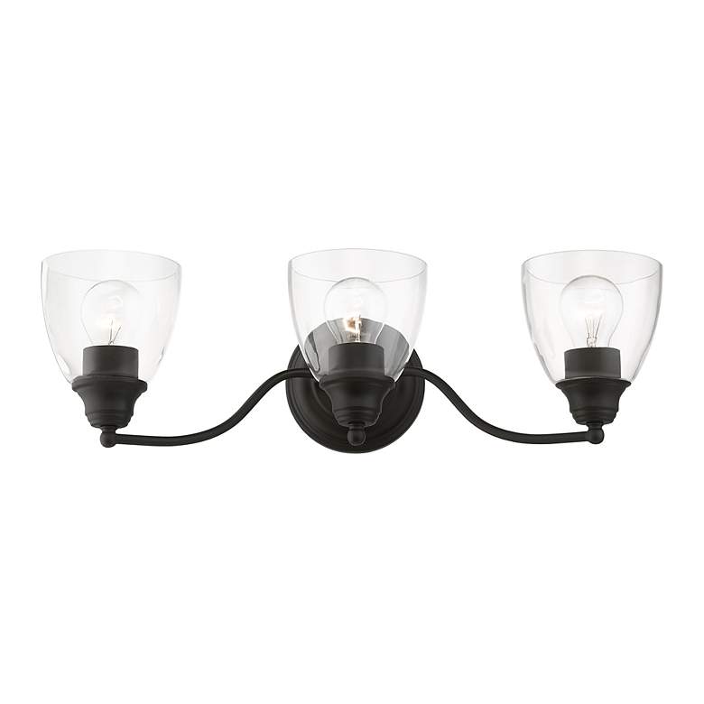 Image 4 Montgomery 3 Light Black Vanity Sconce more views