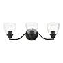 Thumbnail4 of Montgomery 3 Light Black Vanity Sconce more views
