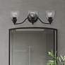 Montgomery 3 Light Black Vanity Sconce