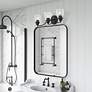 Montgomery 3 Light Black Vanity Sconce