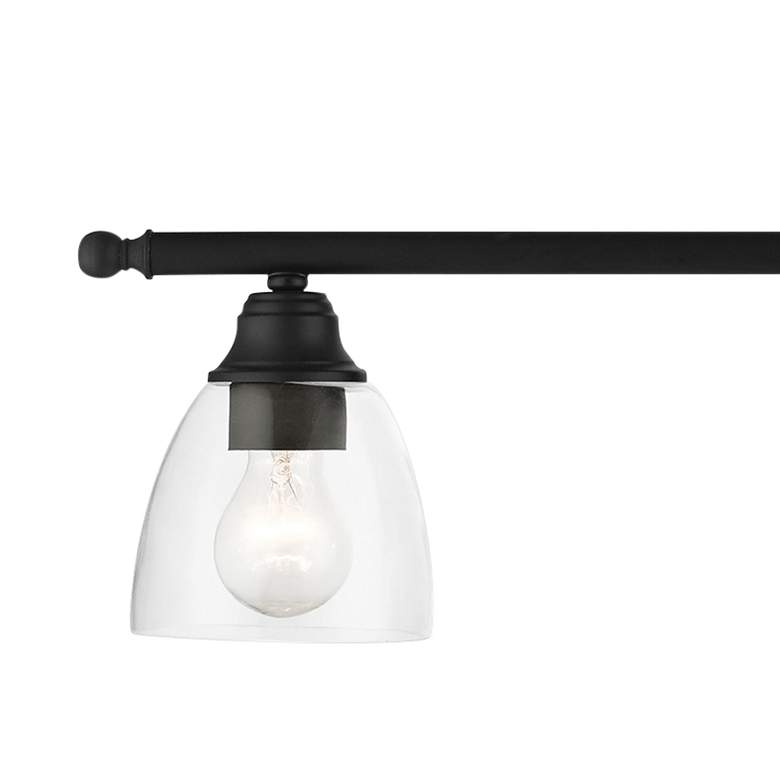 Image 4 Montgomery 30" Wide Black 3-Light Linear Pendant more views