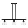 4_Montgomery 30" Wide Black 3-Light Linear Pendant more views