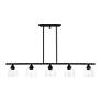 Thumbnail3 of Montgomery 45" Wide Black 5-Light Linear Chandelier more views