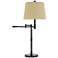 Monticello Oil Rubbed Bronze Linear Swing Arm Desk Lamp