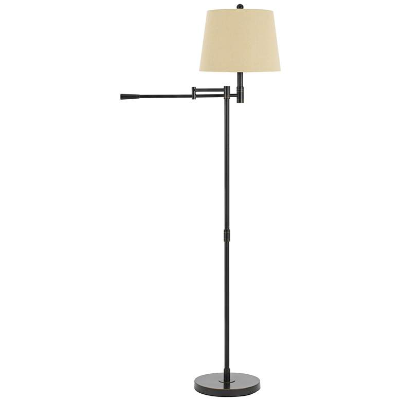 Image 2 Monticello Oil Rubbed Bronze Linear Swing Arm Floor Lamp