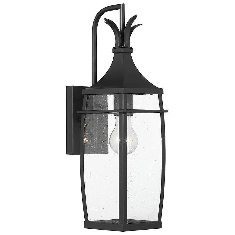 Image 4 Montpelier 1-Light Outdoor Wall Lantern in Matte Black more views