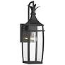 1_Montpelier 18 1/2" High Matte Black Outdoor Wall Light
