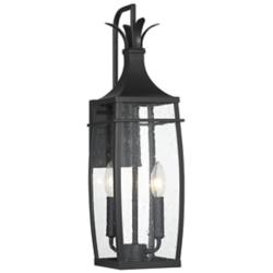 Montpelier 2-Light Outdoor Wall Lantern in Matte Black