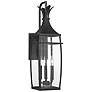 1_Montpelier 25" High Matte Black 3-Light Outdoor Wall Light