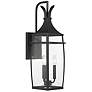 4_Montpelier 25" High Matte Black 3-Light Outdoor Wall Light more views