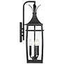 5_Montpelier 25" High Matte Black 3-Light Outdoor Wall Light more views