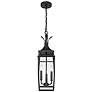 5_Montpelier 25"H Matte Black 3-Light Outdoor Hanging Light more views