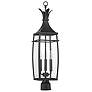 2_Montpelier 3-Light Outdoor Post Lantern in Matte Black more views