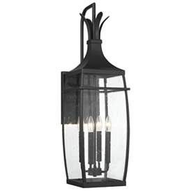 Image1 of Montpelier 4-Light Outdoor Wall Lantern in Matte Black