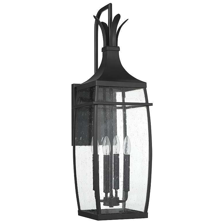 Image 2 Montpelier 4-Light Outdoor Wall Lantern in Matte Black more views