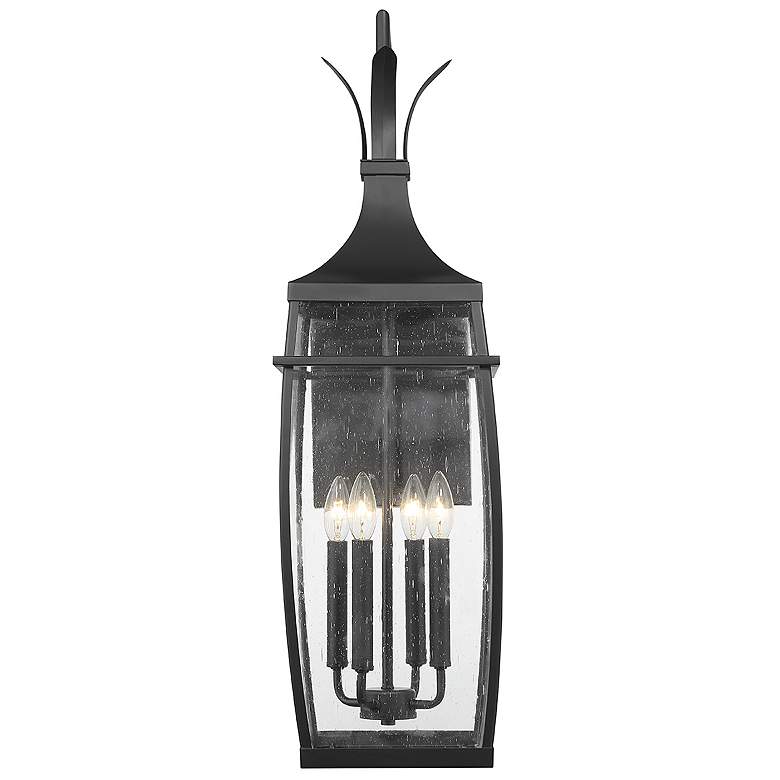 Image 3 Montpelier 4-Light Outdoor Wall Lantern in Matte Black more views