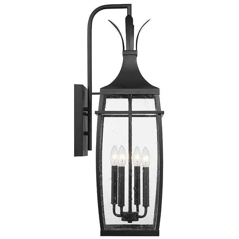 Image 5 Montpelier 4-Light Outdoor Wall Lantern in Matte Black more views