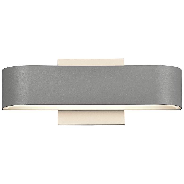 Image 3 Montreal 2 1/2 inch High Satin 2-Light LED Outdoor Wall Light more views