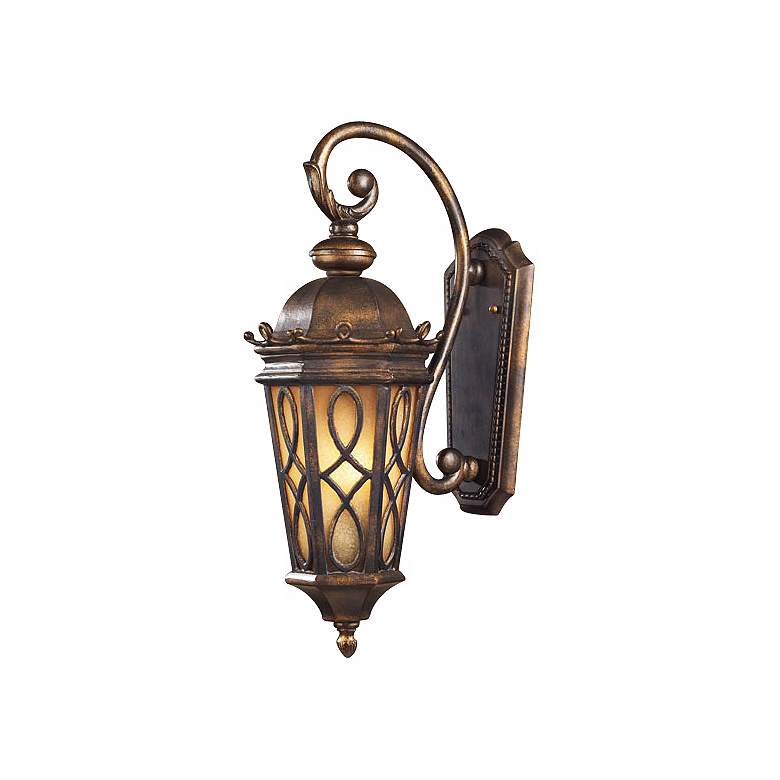 Image 1 Montreal Park Amber 23 inch High Outdoor Wall Light