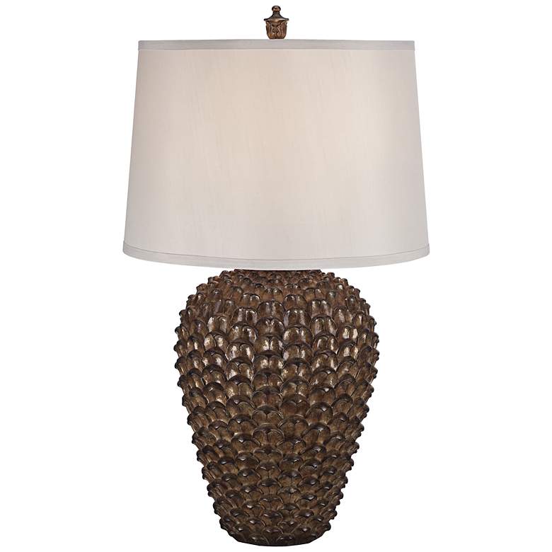 Image 1 Montreat Pinecone Urn Table Lamp