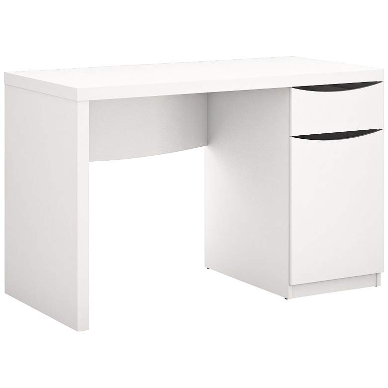 Image 1 Montrese Modern White Computer Desk