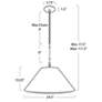 6_Montreux 15 3/4" Wide Oil-Rubbed Bronze Pendant Light more views