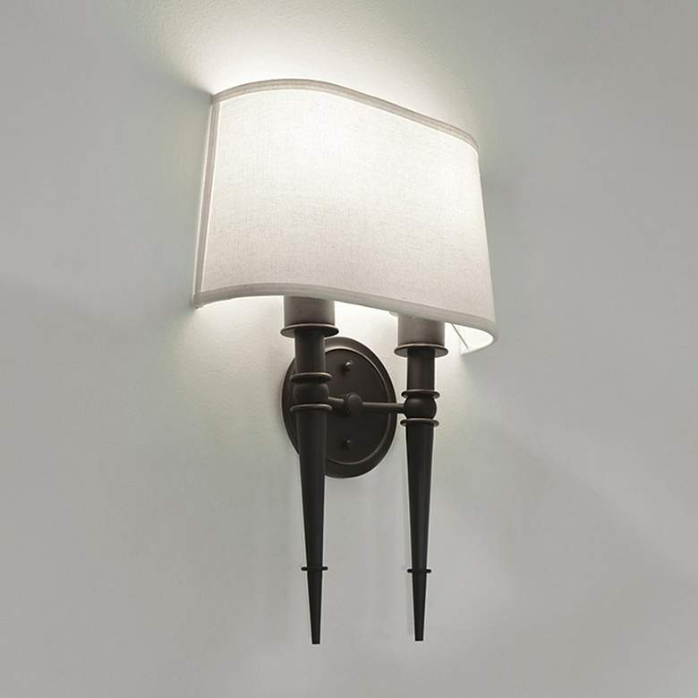 Image 1 Montrose 18 1/4" High Oil-Rubbed Bronze LED Wall Sconce