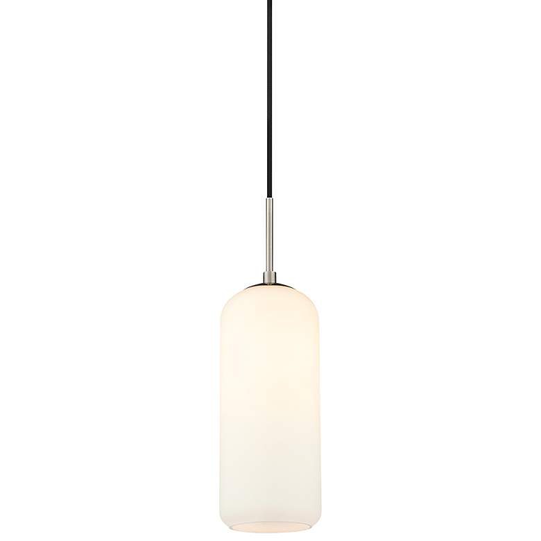 Image 3 Monty 5 1/4" Wide Brushed Nickel Mini Pendant