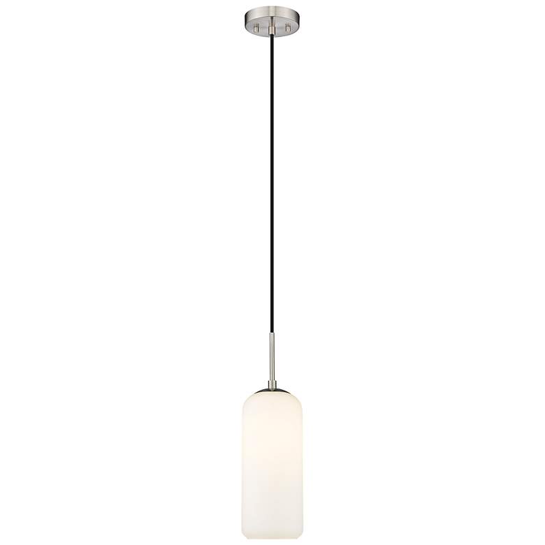 Image 6 Monty 5 1/4" Wide Brushed Nickel Mini Pendant more views