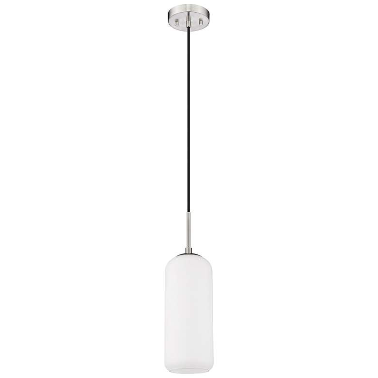 Image 7 Monty 5 1/4" Wide Brushed Nickel Mini Pendant more views