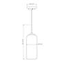 Monty 5 1/4" Wide Brushed Nickel Mini Pendant in scene