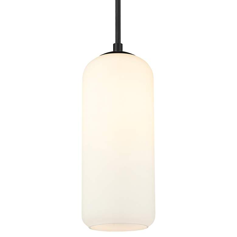 Image 4 Monty 5 1/4" Wide Matte Black Mini Pendant more views
