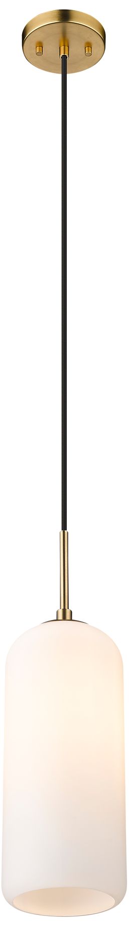 Image 5 Monty by Z-Lite Heritage Brass 5.25 inch 1 Light Pendant more views