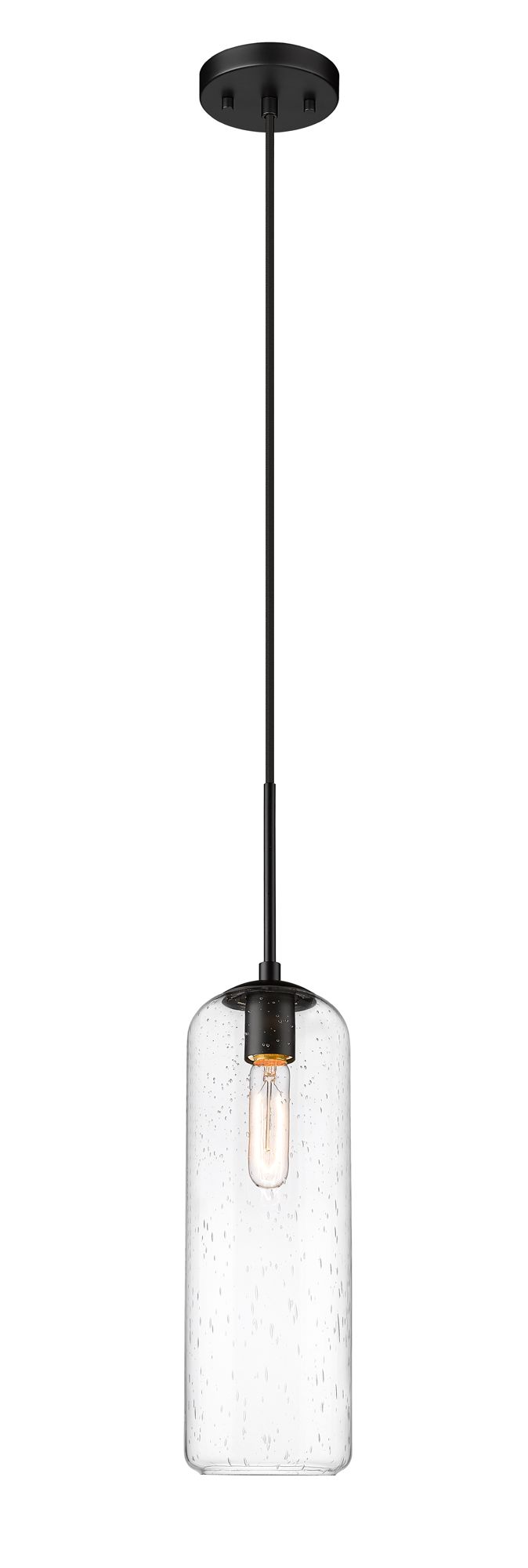 Image 4 Monty by Z-Lite Matte Black 5.25 inch 1 Light Pendant more views