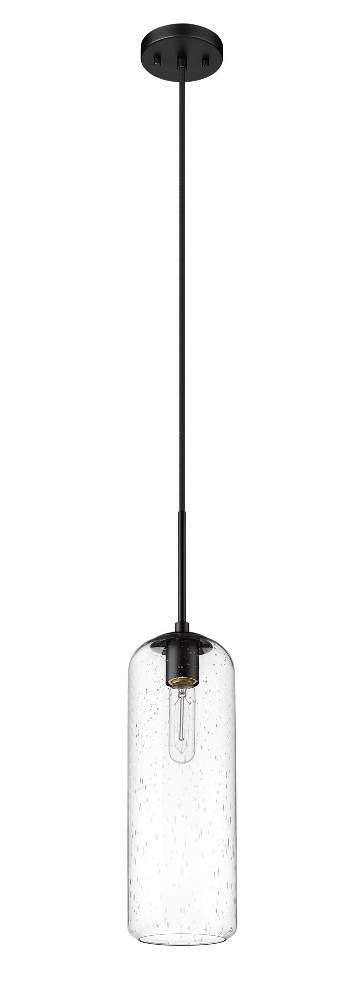 Image 5 Monty by Z-Lite Matte Black 5.25 inch 1 Light Pendant more views