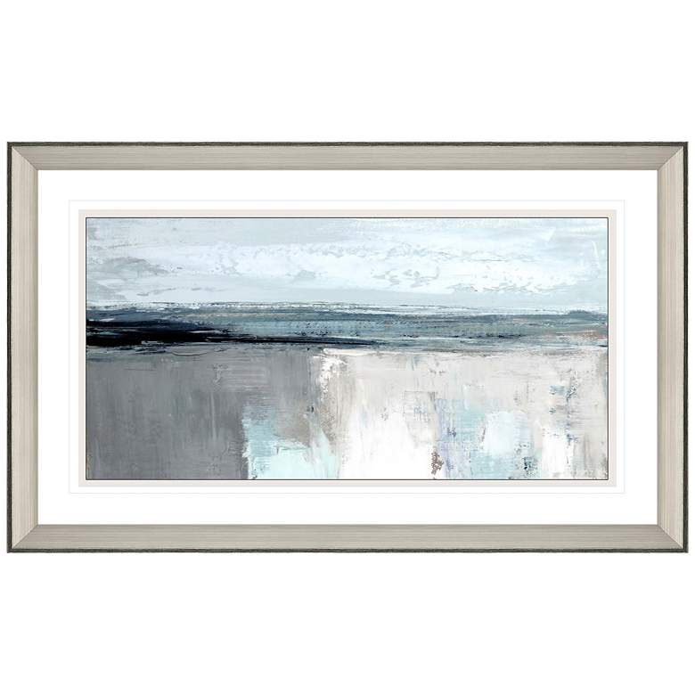 Image 2 Moody Coast I 52 inch Wide Rectangular Giclee Print Framed Wall Art