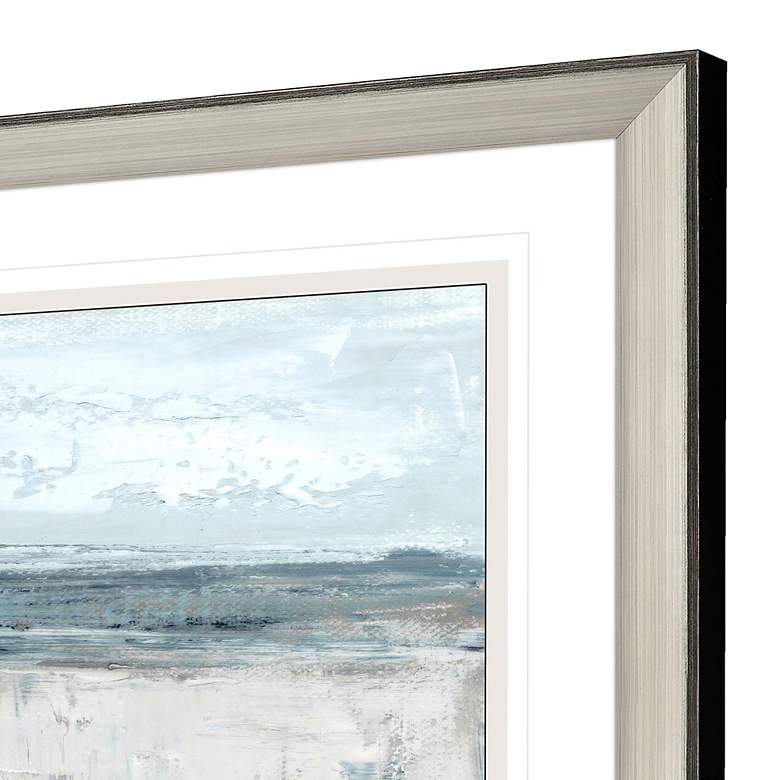 Image 3 Moody Coast I 52" Wide Rectangular Giclee Print Framed Wall Art more views